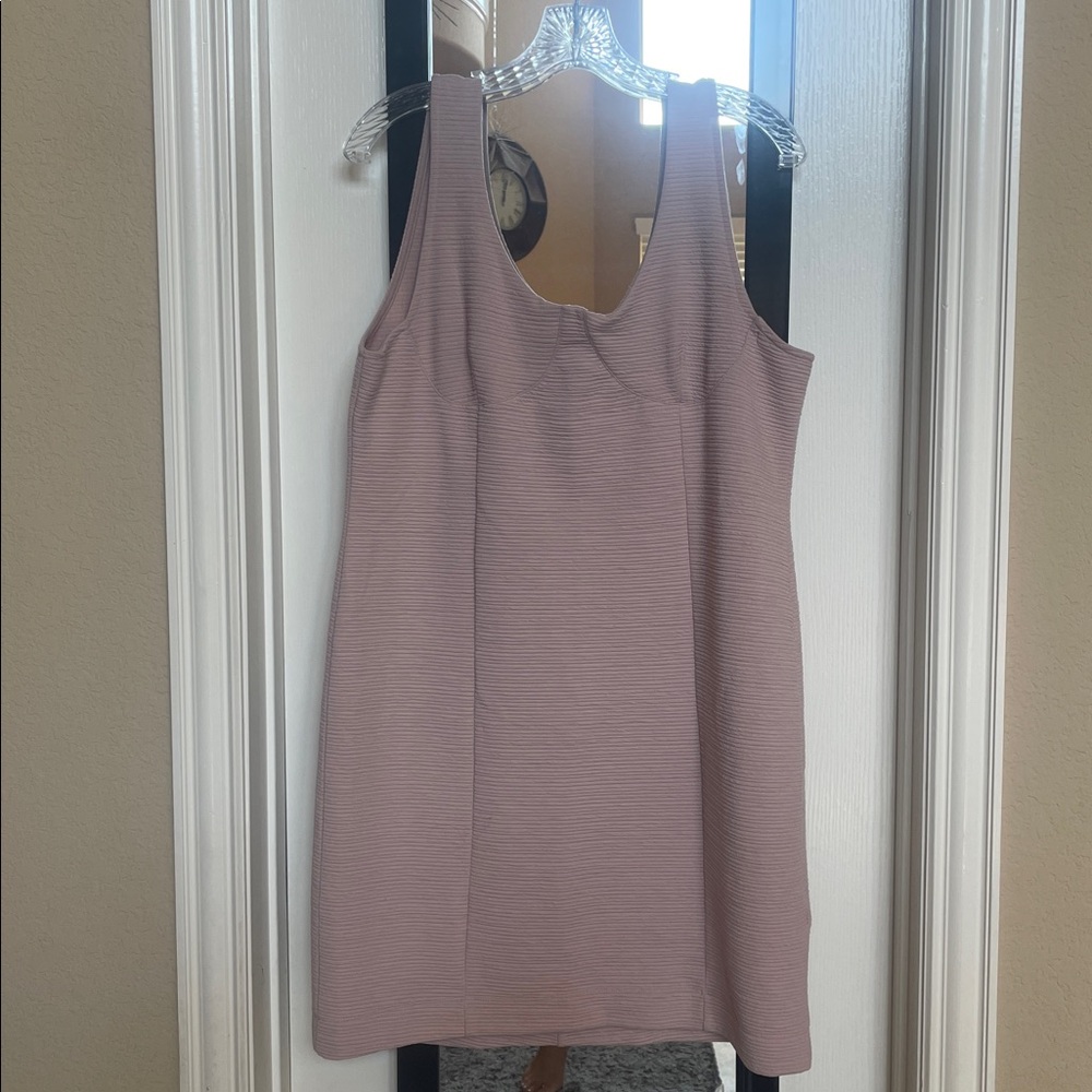 Topshop ribbed bodycon dress size 14